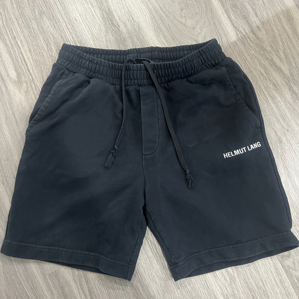 Helmut Lang Charcoal Athletic Shorts